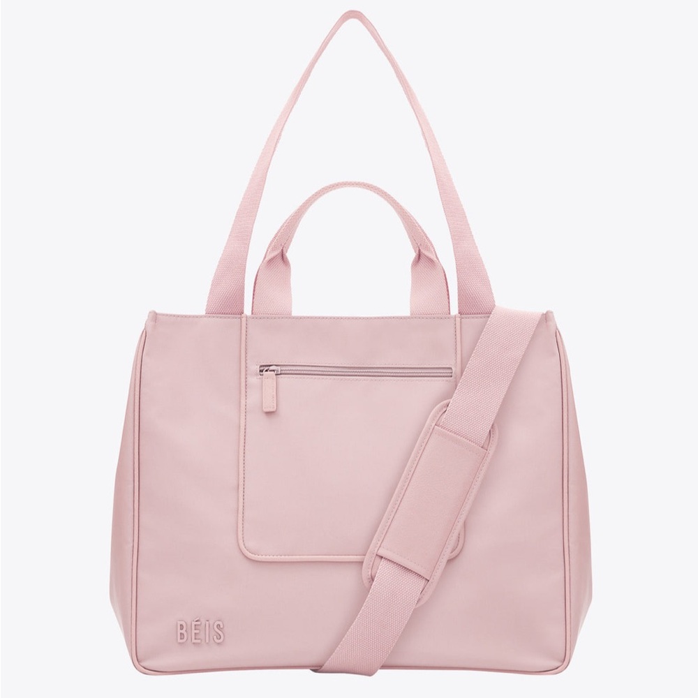 Beis East West Tote in Atlas Pink